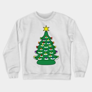 ceramic christmas trees Crewneck Sweatshirt